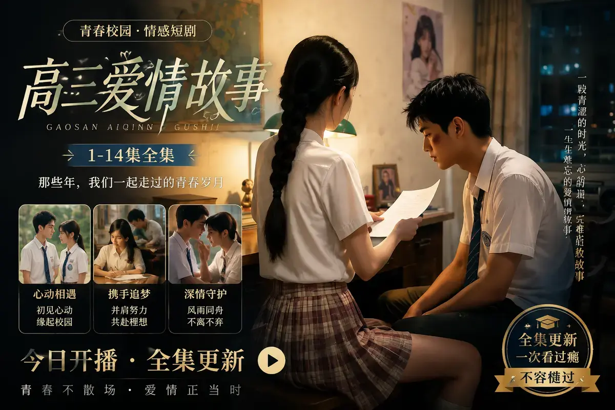《高三爱情故事》中字无删减版-高清完整版在线观看-林澈苏晚晴校园恋曲-高三爱情故事资源下载