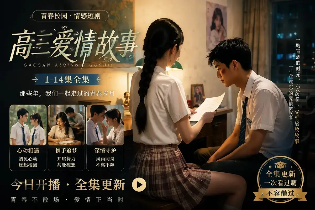 黄果魔改AI短剧《b中高三爱情故事》高清未删减全集在线观看 - 蓝光修复中文字幕版 - 免费资源直链零卡顿